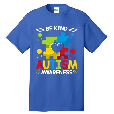 Be Kind Autism Awareness Acceptance Choose Kindness Meaningful Gift Tall T-Shirt