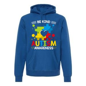 Be Kind Autism Awareness Acceptance Choose Kindness Meaningful Gift Premium Hoodie