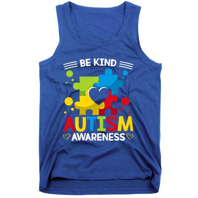 Be Kind Autism Awareness Acceptance Choose Kindness Meaningful Gift Tank Top