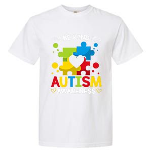 Be Kind Autism Awareness Acceptance Choose Kindness Meaningful Gift Garment-Dyed Heavyweight T-Shirt