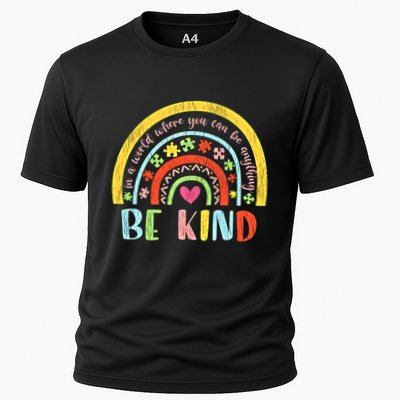 Be Kind Autism Awareness Acceptance Rainbow Choose Kindness Meaningful Gift Performance Shirt