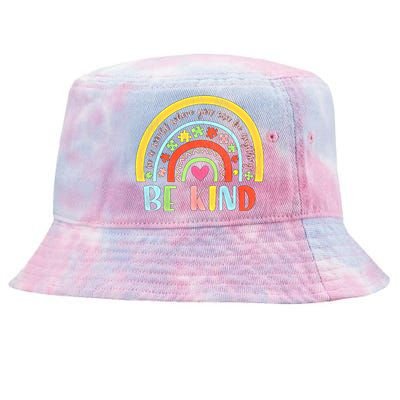 Be Kind Autism Awareness Acceptance Rainbow Choose Kindness Meaningful Gift Tie-Dyed Bucket Hat