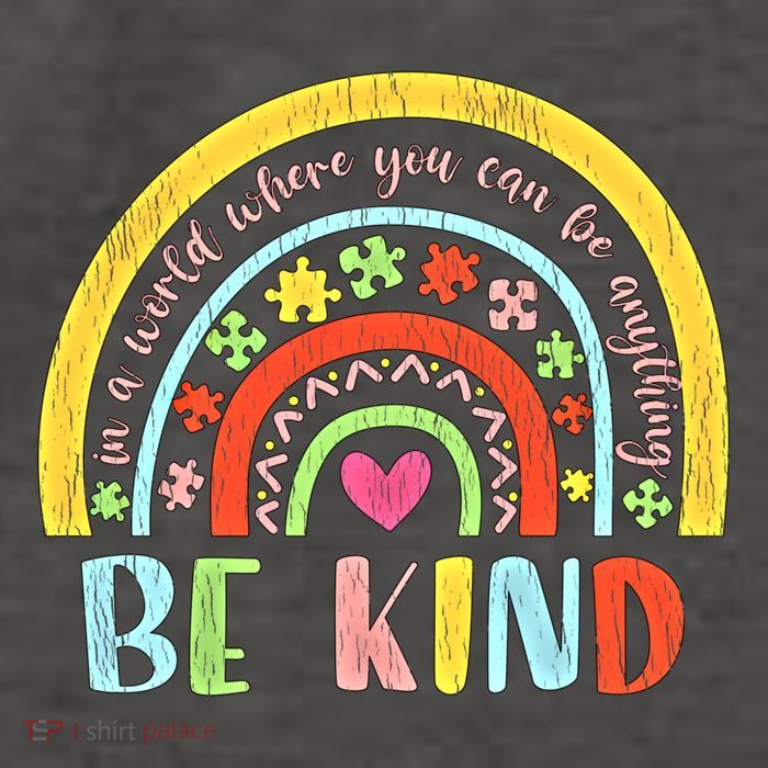 Be Kind Autism Awareness Acceptance Rainbow Choose Kindness Meaningful Gift Vector Backpack