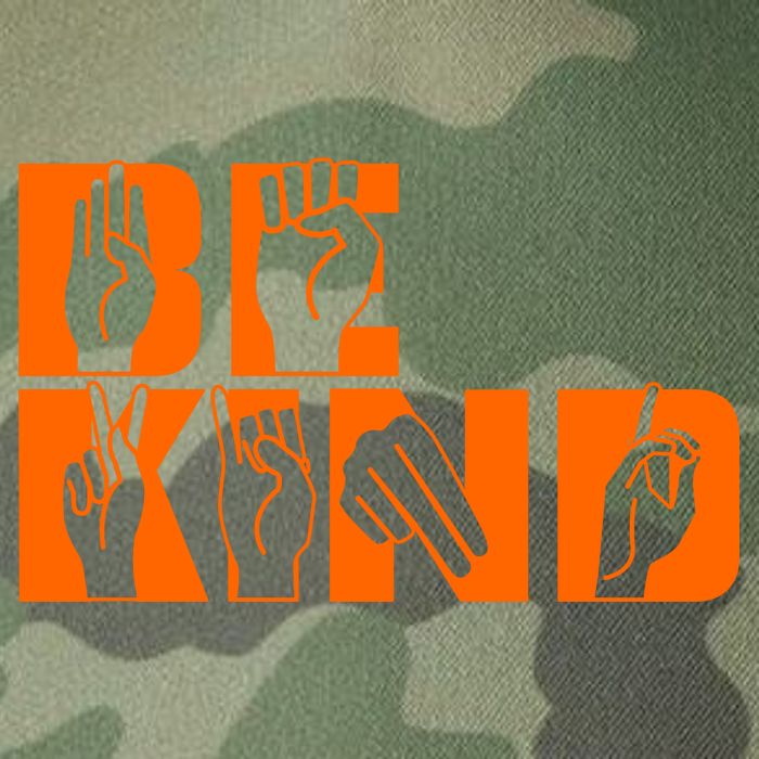 Be Kind ASL Hand Sign Language Legacy Tie Dye Trucker Hat