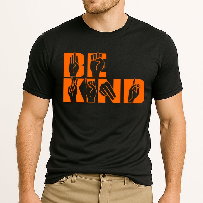 Be Kind ASL Hand Sign Language Performance Shirt