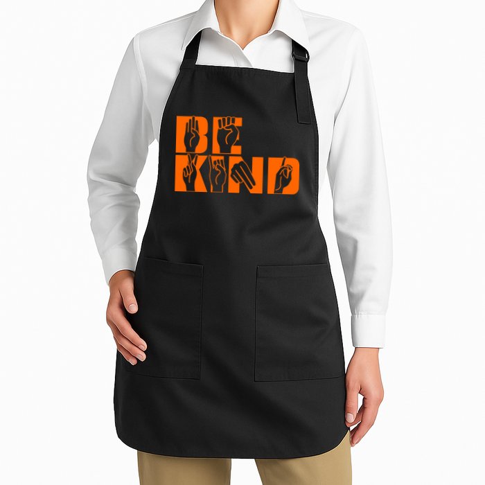 Be Kind ASL Hand Sign Language Apron