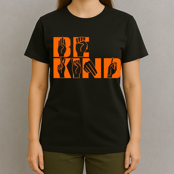 Be Kind ASL Hand Sign Language T-Shirt