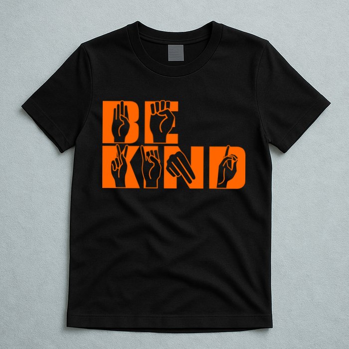 Be Kind ASL Hand Sign Language T-Shirt