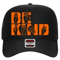 Be Kind ASL Hand Sign Language Trucker Hat