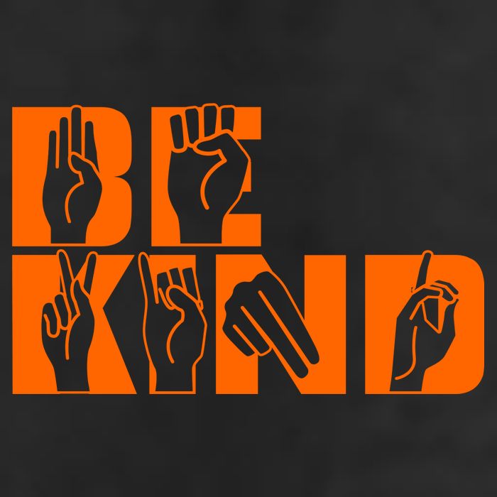 Be Kind ASL Hand Sign Language Trucker Hat