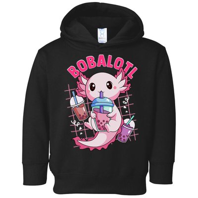 Bobalotl Kawaii Axolotl Drinking Boba Tea Pet Axolotl Lover  Toddler Hoodie