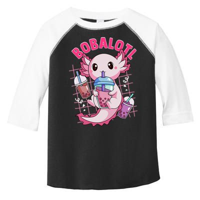 Bobalotl Kawaii Axolotl Drinking Boba Tea Pet Axolotl Lover  Toddler Fine Jersey T-Shirt