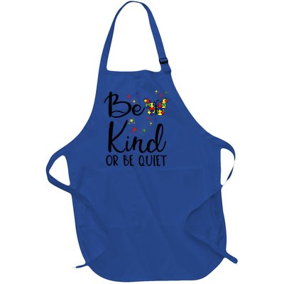 Be Kind Autism Awareness Choose Kindness Day Autism Teacher Gift Full-Length Apron With Pockets