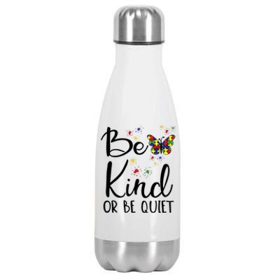 Be Kind Autism Awareness Choose Kindness Day Autism Teacher Gift Stainless Steel Insulated Water Bottle