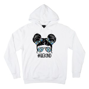 Be Kind Autism Awareness Female Bun Hoodie