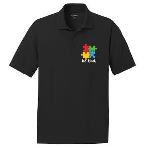 Be Kind Autism Awareness Kindness Positive Saying Gift PosiCharge RacerMesh Polo