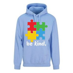 Be Kind Autism Awareness Kindness Positive Saying Gift Unisex Surf Hoodie