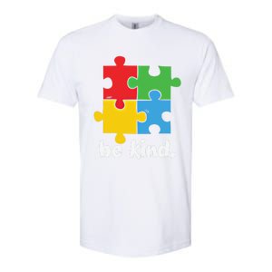 Be Kind Autism Awareness Kindness Positive Saying Gift Softstyle CVC T-Shirt