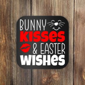 Bunny Kisses And Easter Wishes Coaster