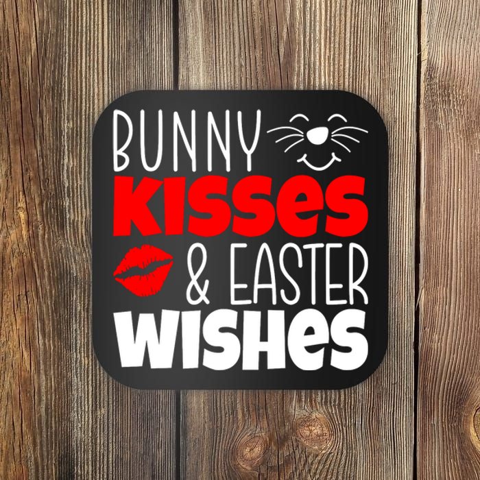 Bunny Kisses And Easter Wishes Coaster