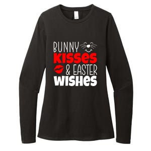 Bunny Kisses And Easter Wishes Womens CVC Long Sleeve Shirt