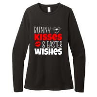 Bunny Kisses And Easter Wishes Womens CVC Long Sleeve Shirt