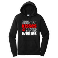 Bunny Kisses And Easter Wishes Women's Pullover Hoodie