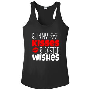 Bunny Kisses And Easter Wishes Ladies PosiCharge Competitor Racerback Tank