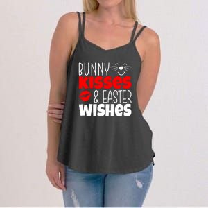 Bunny Kisses And Easter Wishes Women's Strappy Tank