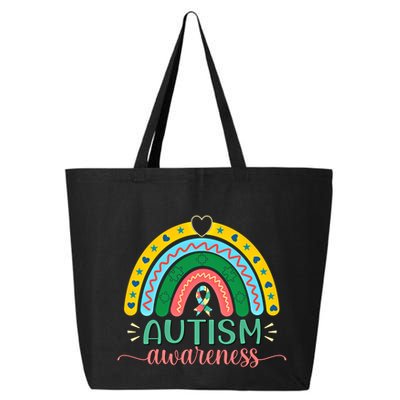 Be Kind Autism Awareness Puzzle Rainbow Choose Kindness Meaningful Gift 25L Jumbo Tote