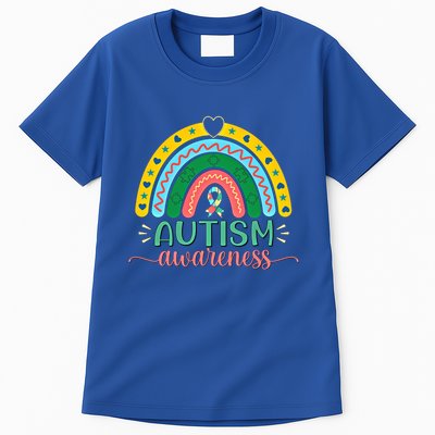 Be Kind Autism Awareness Puzzle Rainbow Choose Kindness Meaningful Gift Tall T-Shirt