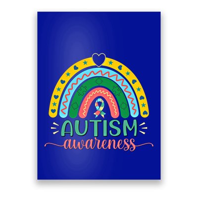 Be Kind Autism Awareness Puzzle Rainbow Choose Kindness Meaningful Gift Poster
