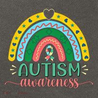 Be Kind Autism Awareness Puzzle Rainbow Choose Kindness Meaningful Gift Cotton Canvas Backpack