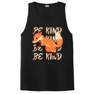 Be Kind Animal Fox Drawing Art World Kindness Day Great Gift PosiCharge Competitor Tank