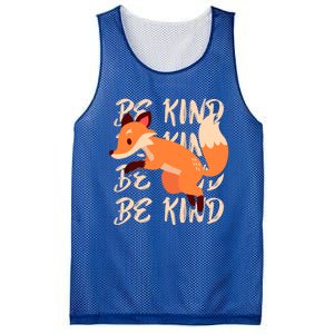 Be Kind Animal Fox Drawing Art World Kindness Day Great Gift Mesh Reversible Basketball Jersey Tank