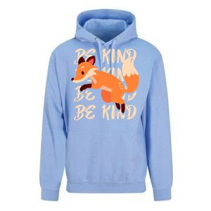 Be Kind Animal Fox Drawing Art World Kindness Day Great Gift Unisex Surf Hoodie