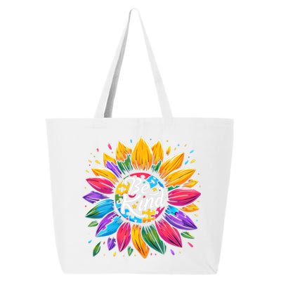 Be Kind Autism Awareness Gift Sunflower Cool Gift 25L Jumbo Tote