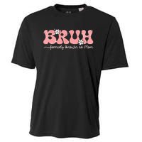 Bruh Known As Mom Formerly Mommy Mama Mom Life Mothers Day Cooling Performance Crew T-Shirt