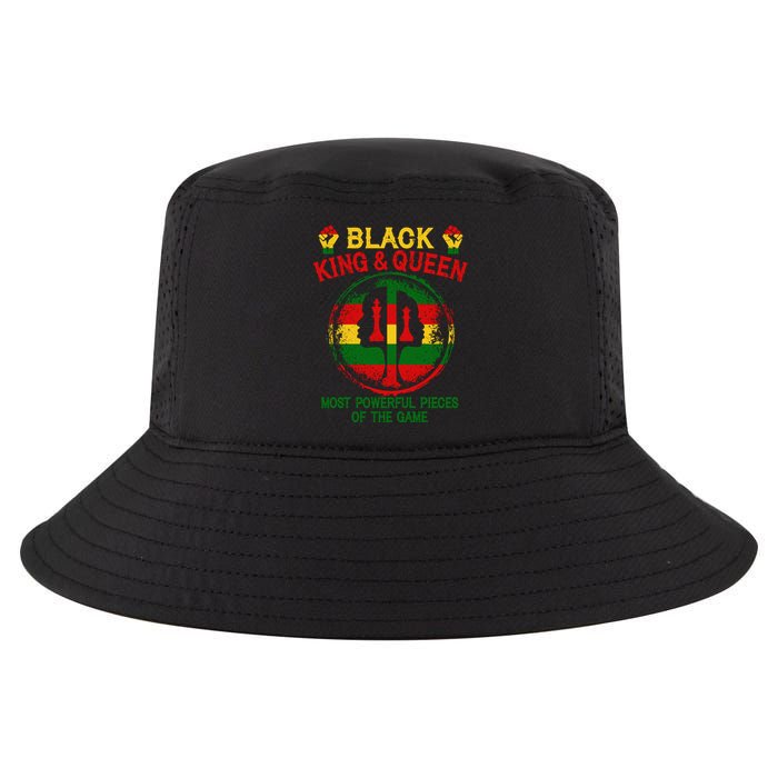 Black King And Queen Most Powerful Pieces Of The Game Cool Comfort Performance Bucket Hat