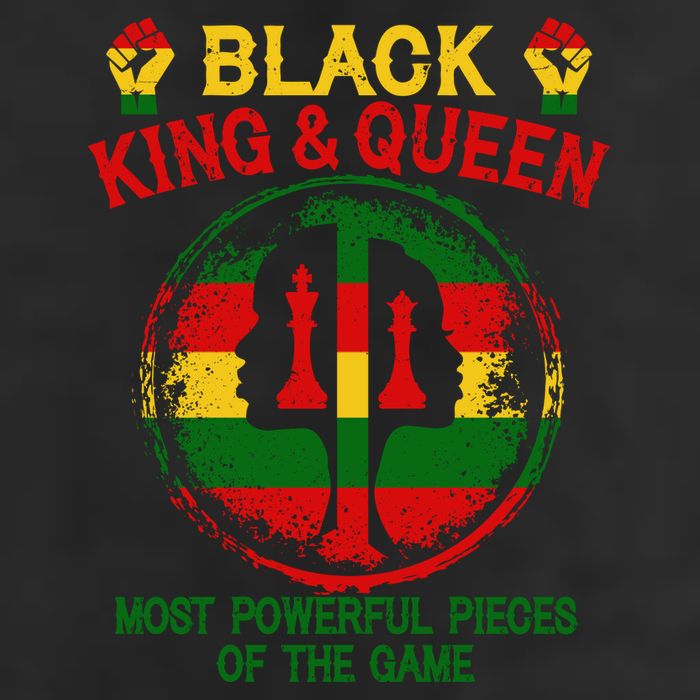 Black King And Queen Most Powerful Pieces Of The Game Cool Comfort Performance Bucket Hat