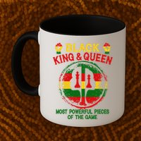 Black King And Queen Most Powerful Pieces Of The Game Mug