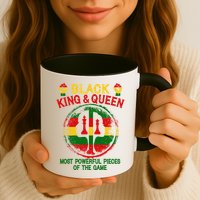 Black King And Queen Most Powerful Pieces Of The Game Mug