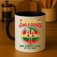Black King And Queen Most Powerful Pieces Of The Game Mug