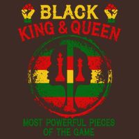 Black King And Queen Most Powerful Pieces Of The Game Cooling Performance Crew T-Shirt