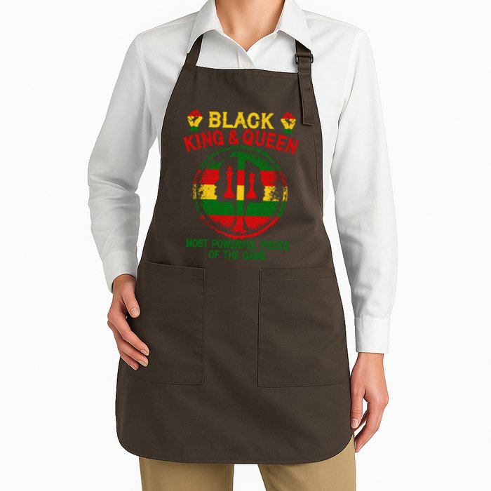 Black King And Queen Most Powerful Pieces Of The Game Apron