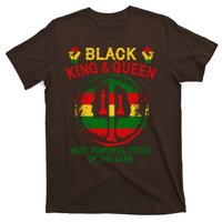 Black King And Queen Most Powerful Pieces Of The Game T-Shirt