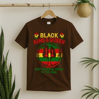 Black King And Queen Most Powerful Pieces Of The Game T-Shirt