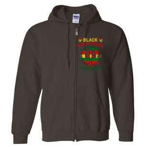 Black King And Queen Most Powerful Pieces Of The Game Full Zip Hoodie