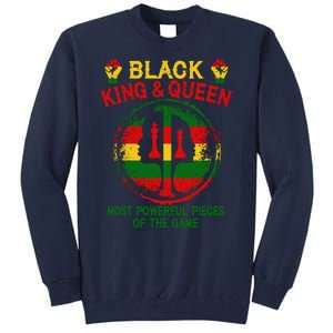 Black King And Queen Most Powerful Pieces Of The Game Tall Sweatshirt