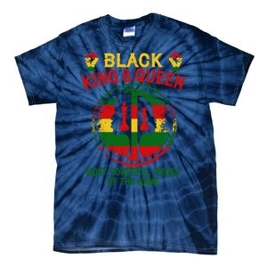 Black King And Queen Most Powerful Pieces Of The Game Tie-Dye T-Shirt